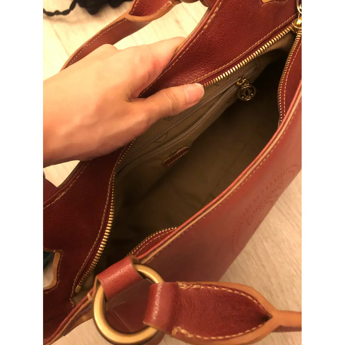 Marcello leather bag Cartier