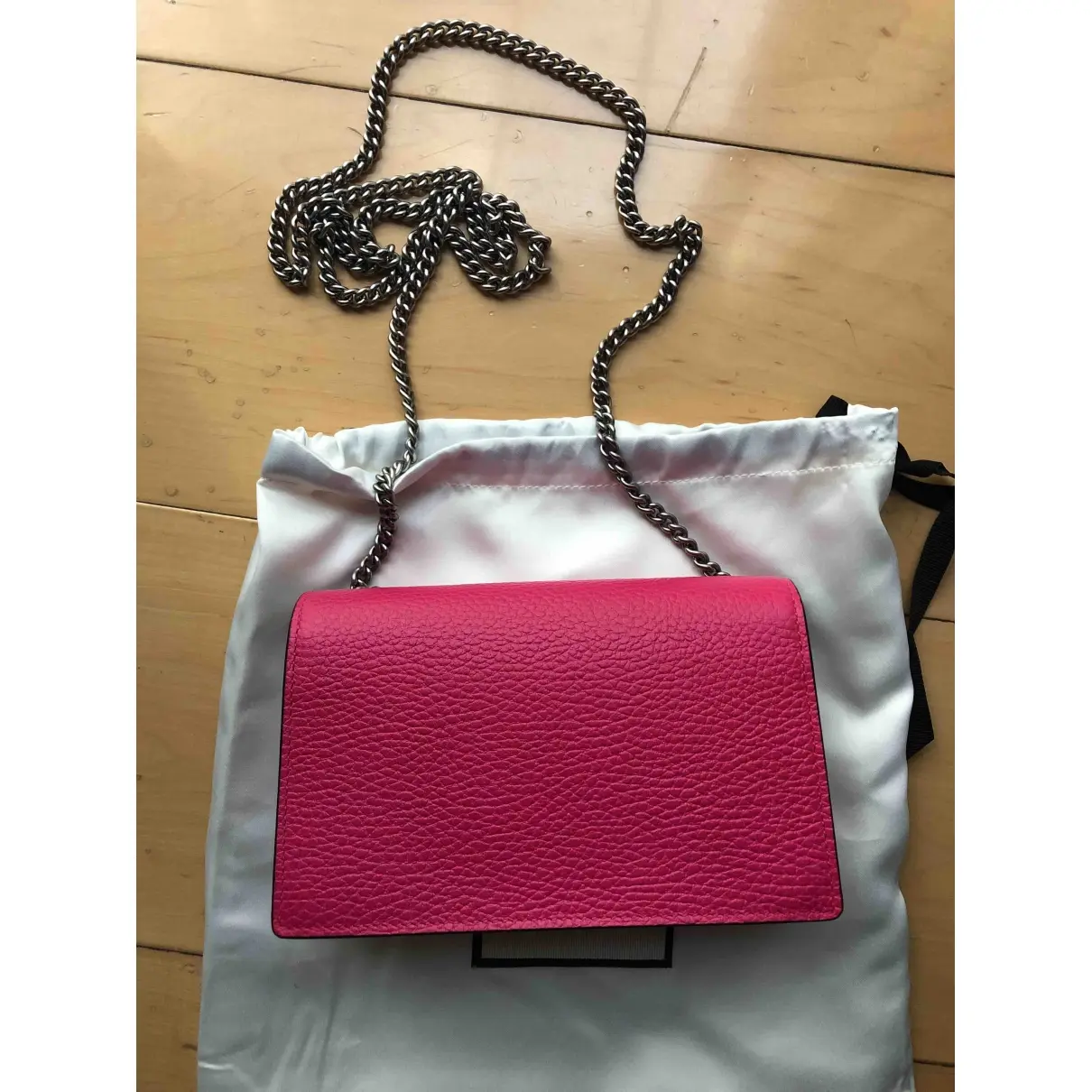 Gucci Marmont leather clutch bag for sale