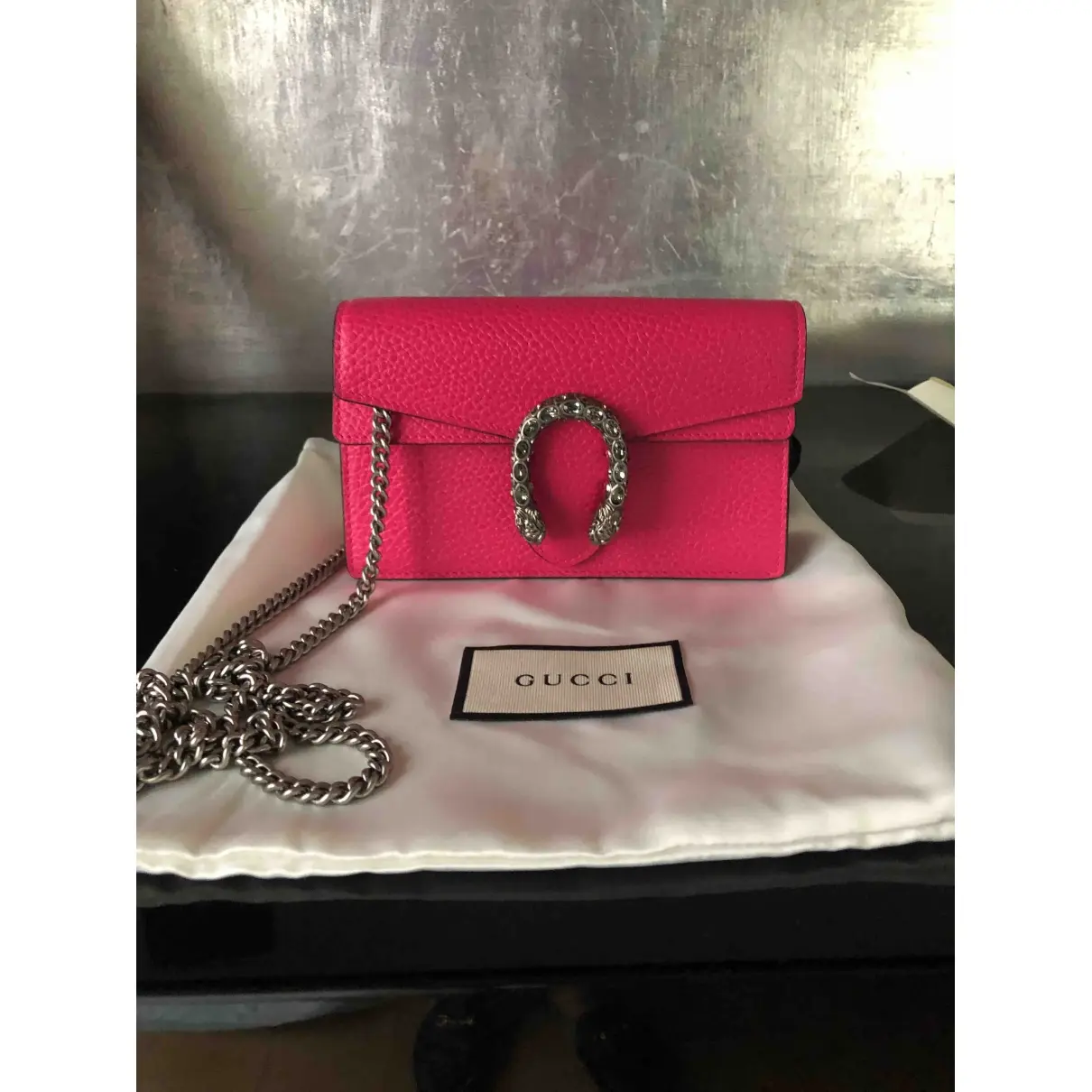 Buy Gucci Marmont leather clutch bag online