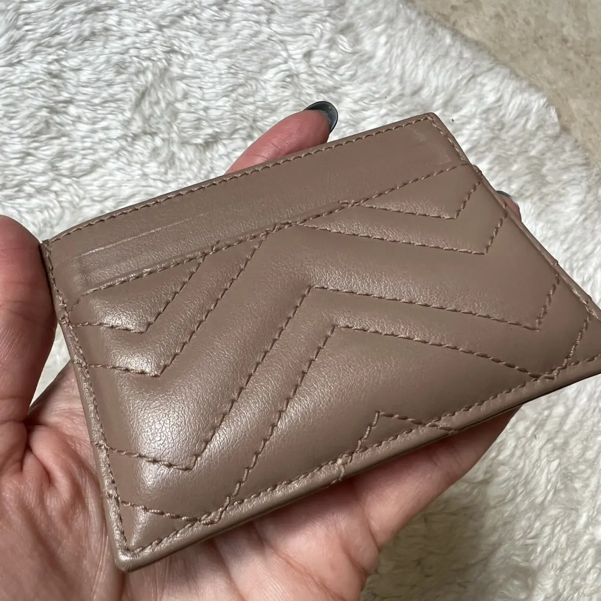Marmont leather card wallet Gucci