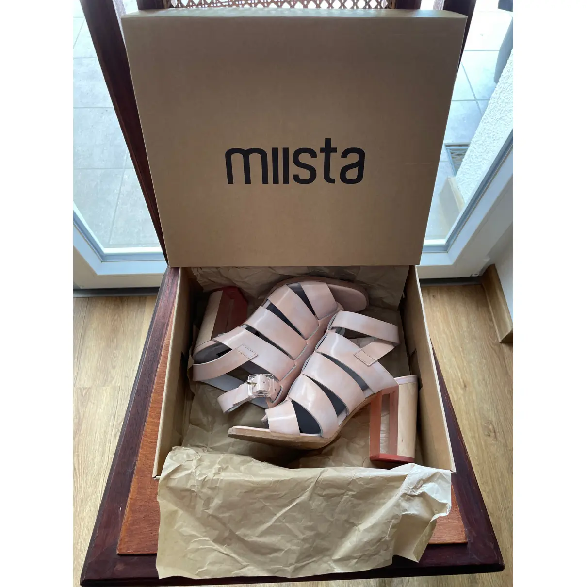 Buy Miista Leather sandals online