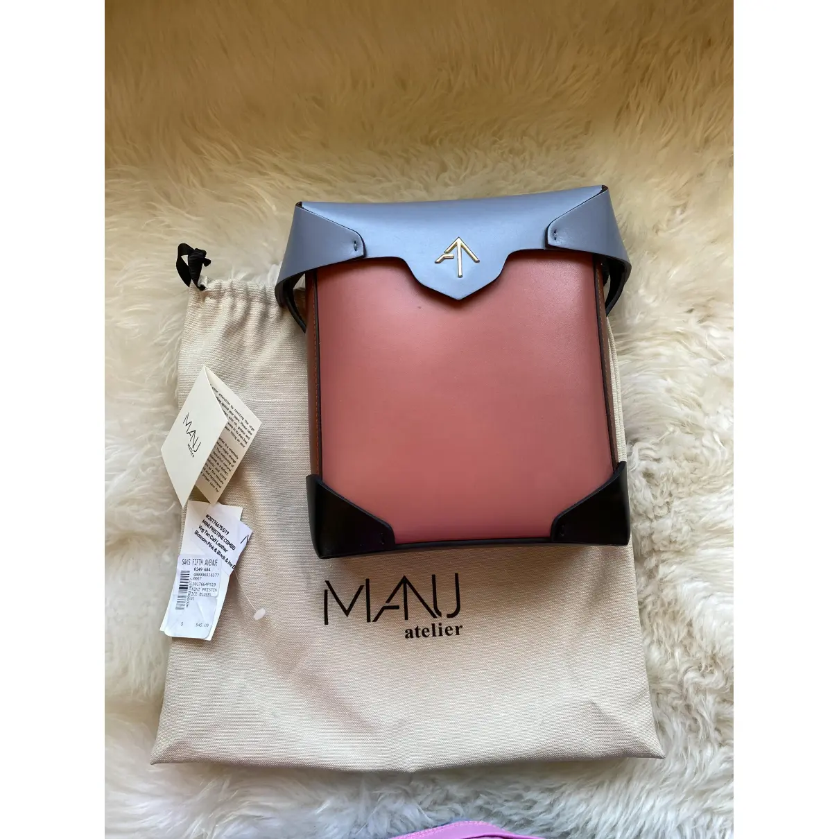Mini Pristine leather crossbody bag Manu Atelier