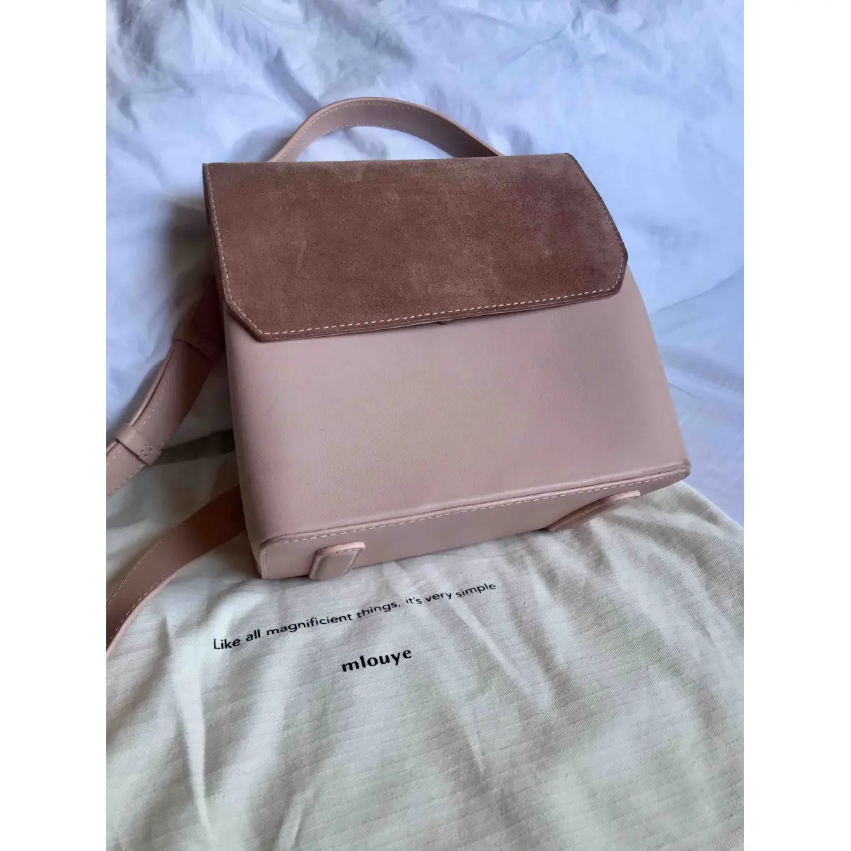 Buy Mlouye Leather handbag online