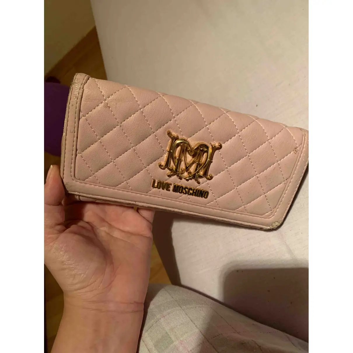 Leather wallet Moschino