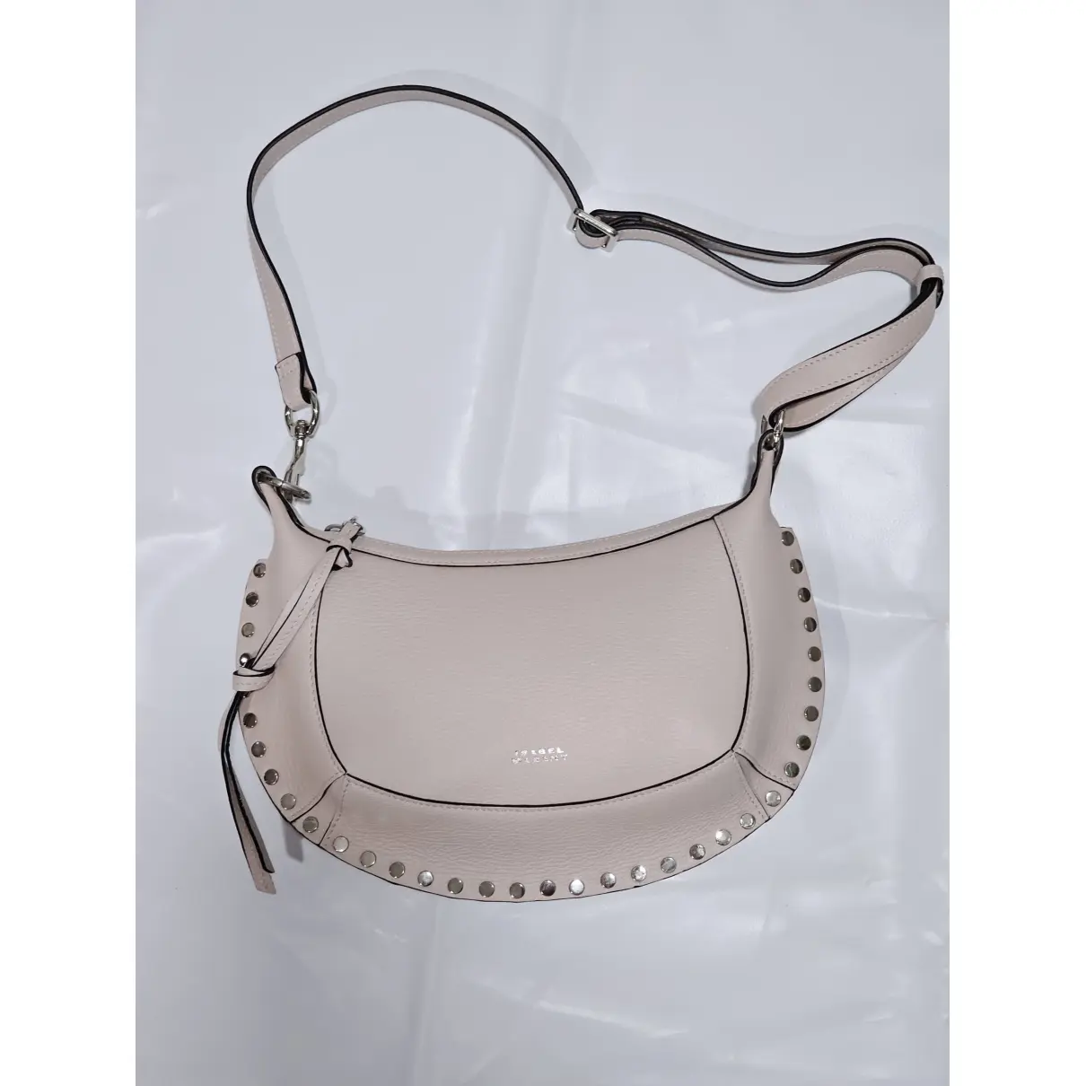 Oksan Moon leather handbag Isabel Marant