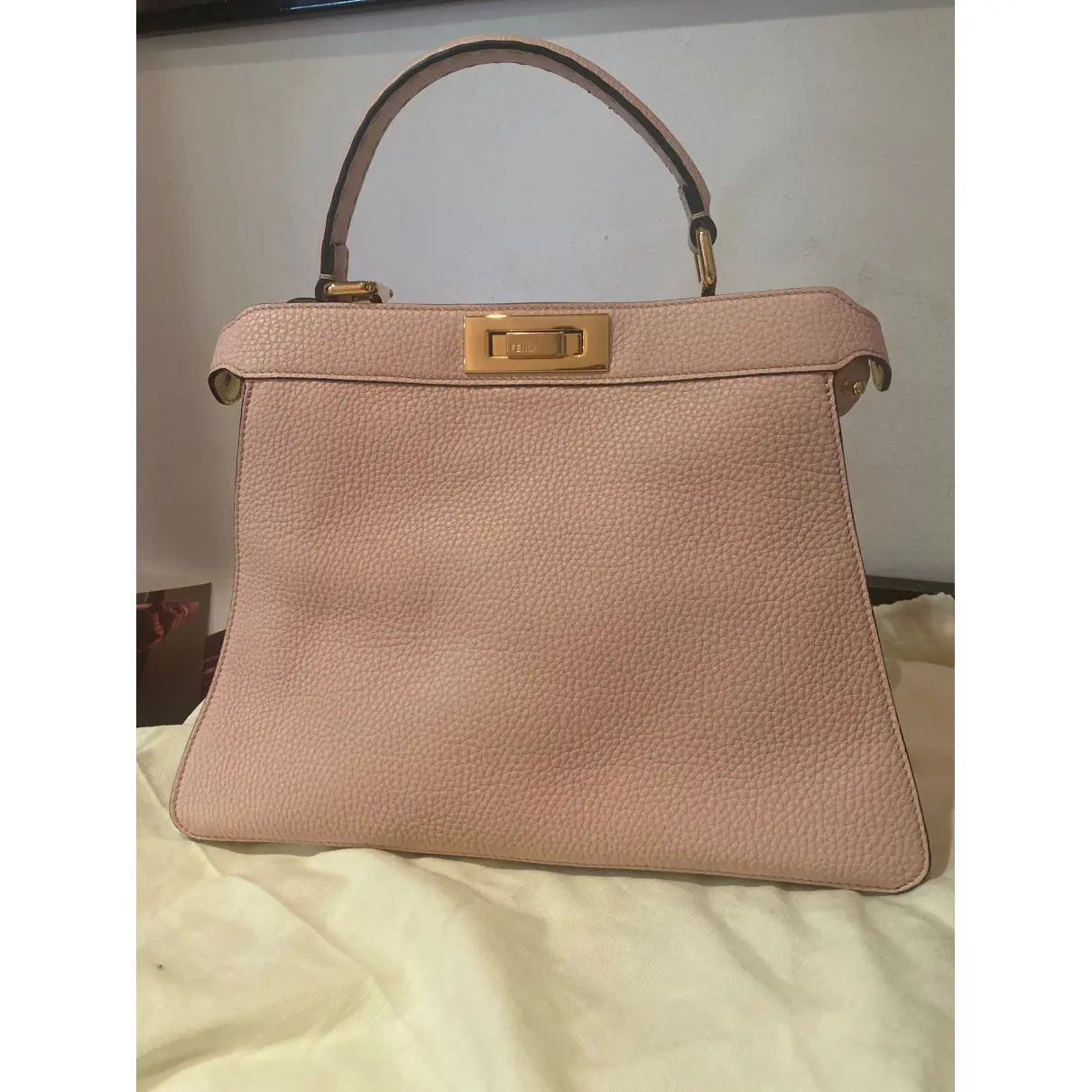 Buy Fendi Peekaboo IseeU leather handbag online