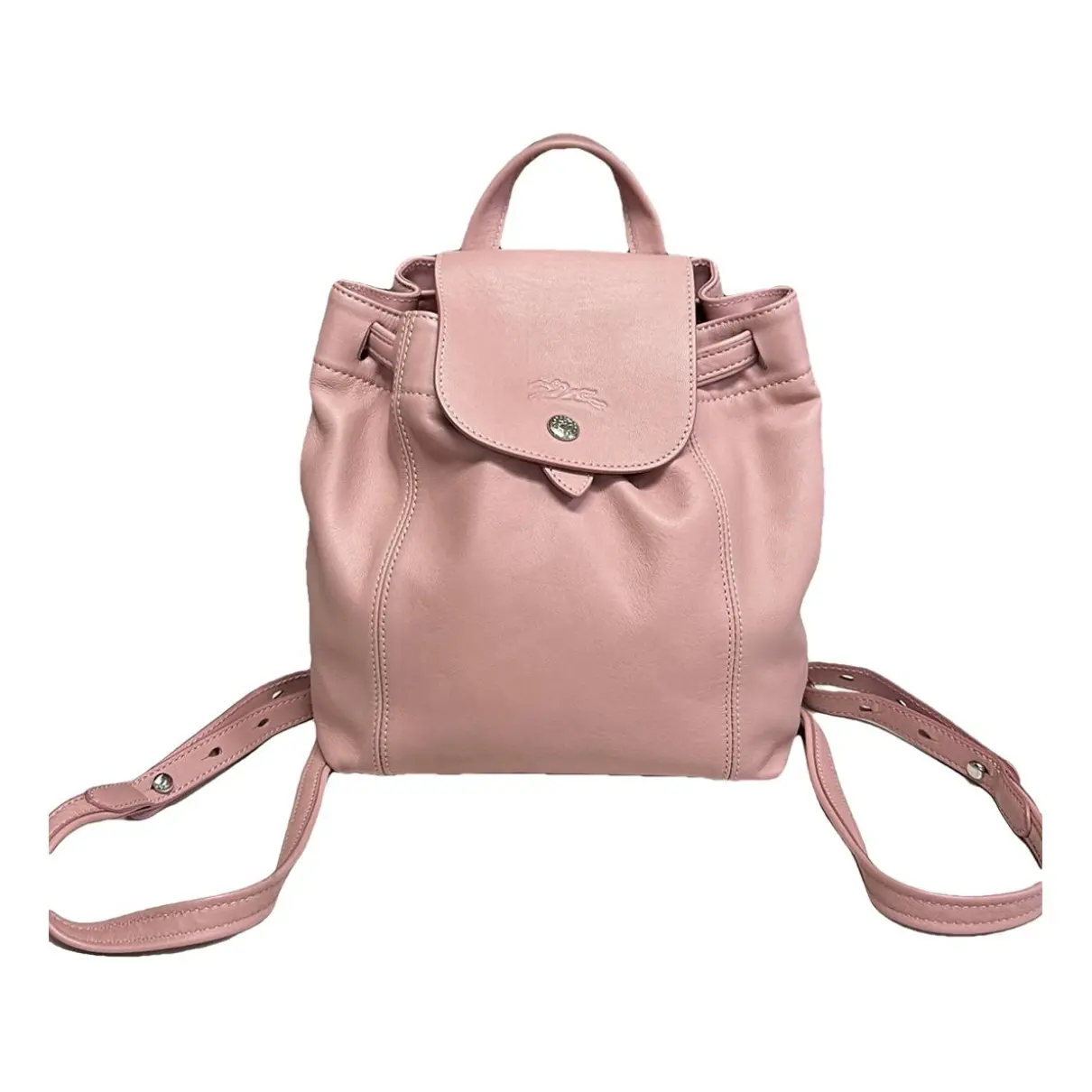 Pliage leather backpack