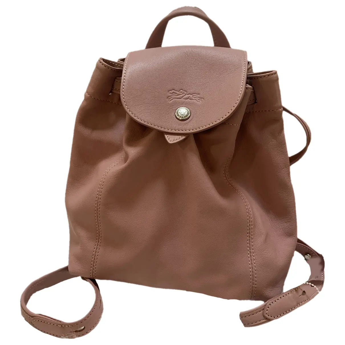 Pliage leather backpack