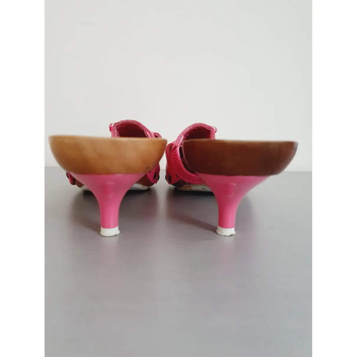 Leather mules & clogs Replay - Vintage