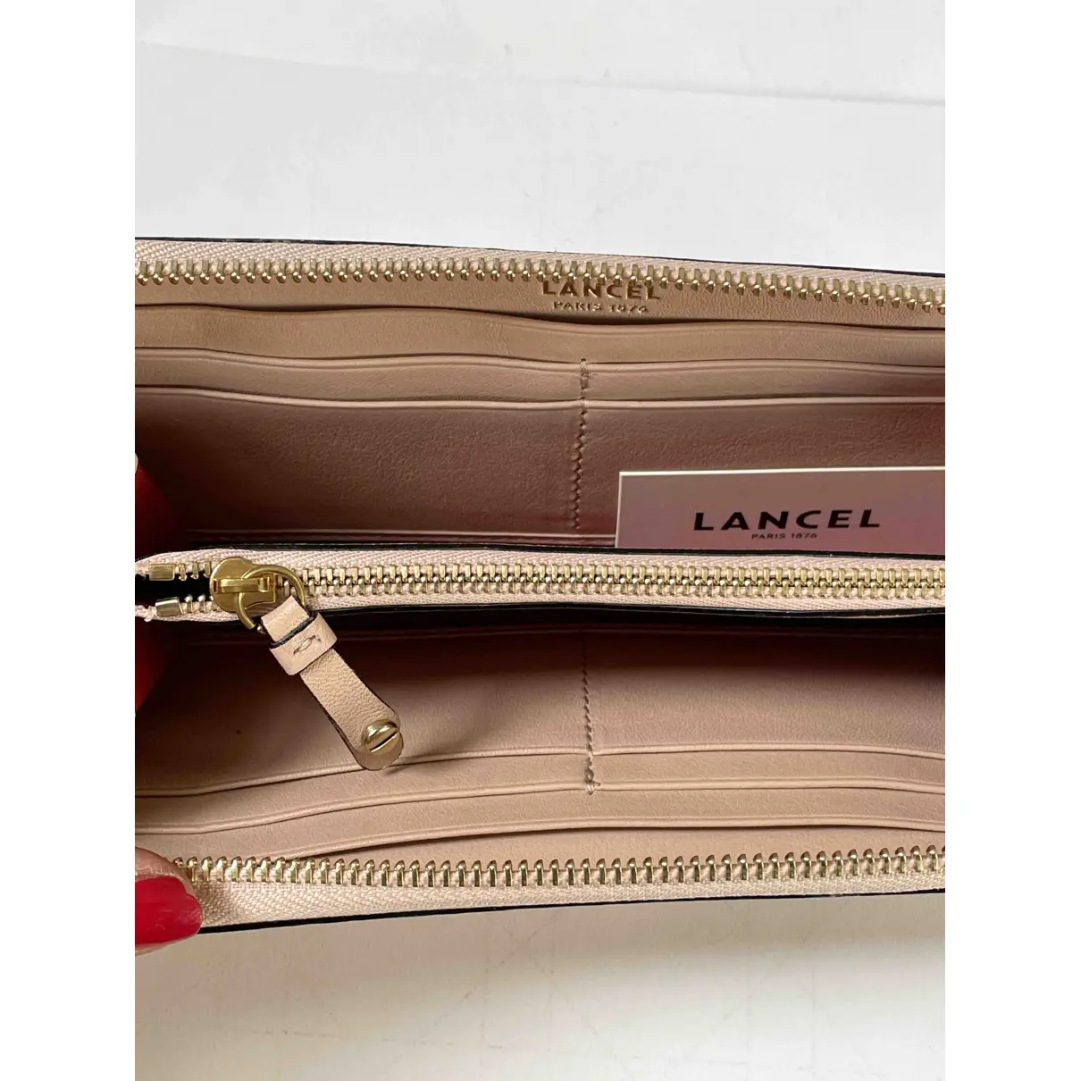 Romane leather wallet Lancel
