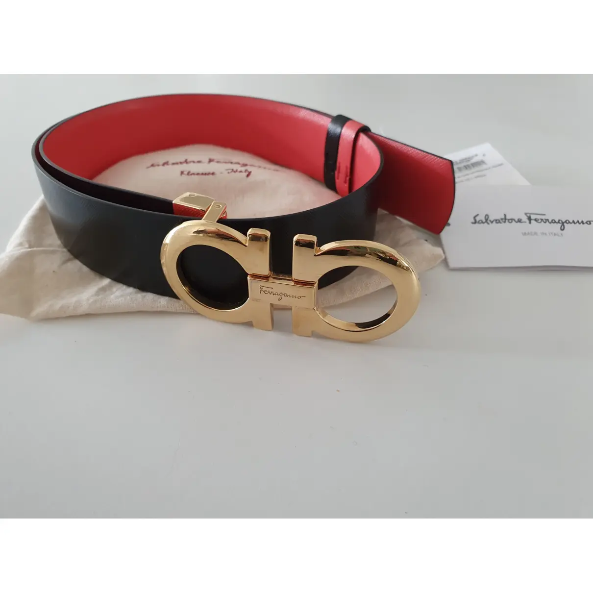 Buy Salvatore Ferragamo Leather belt online