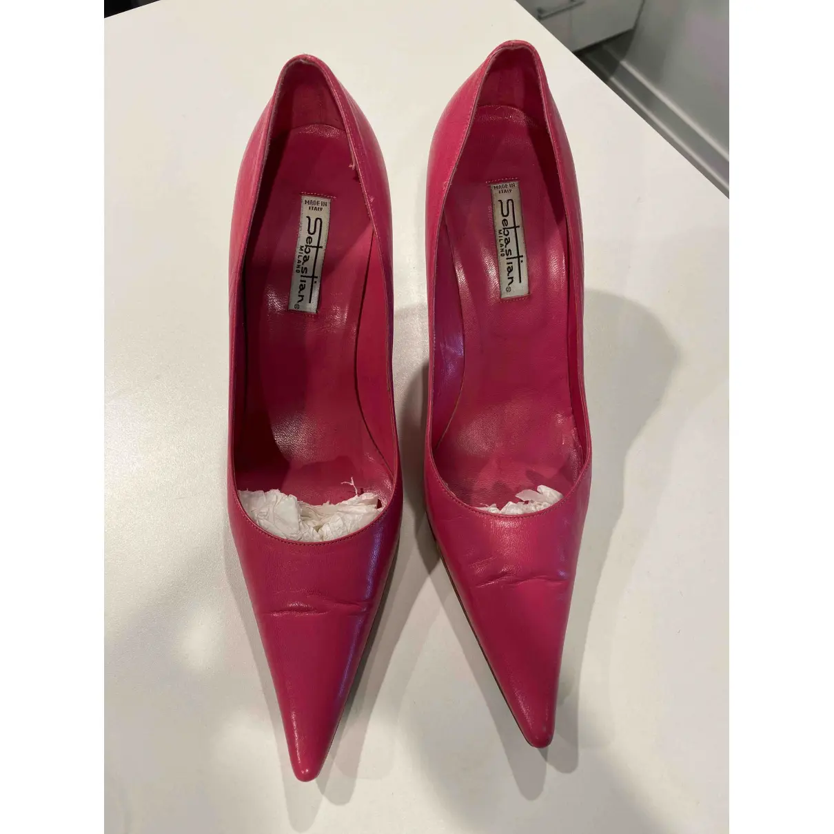Buy Sebastian Milano Leather heels online