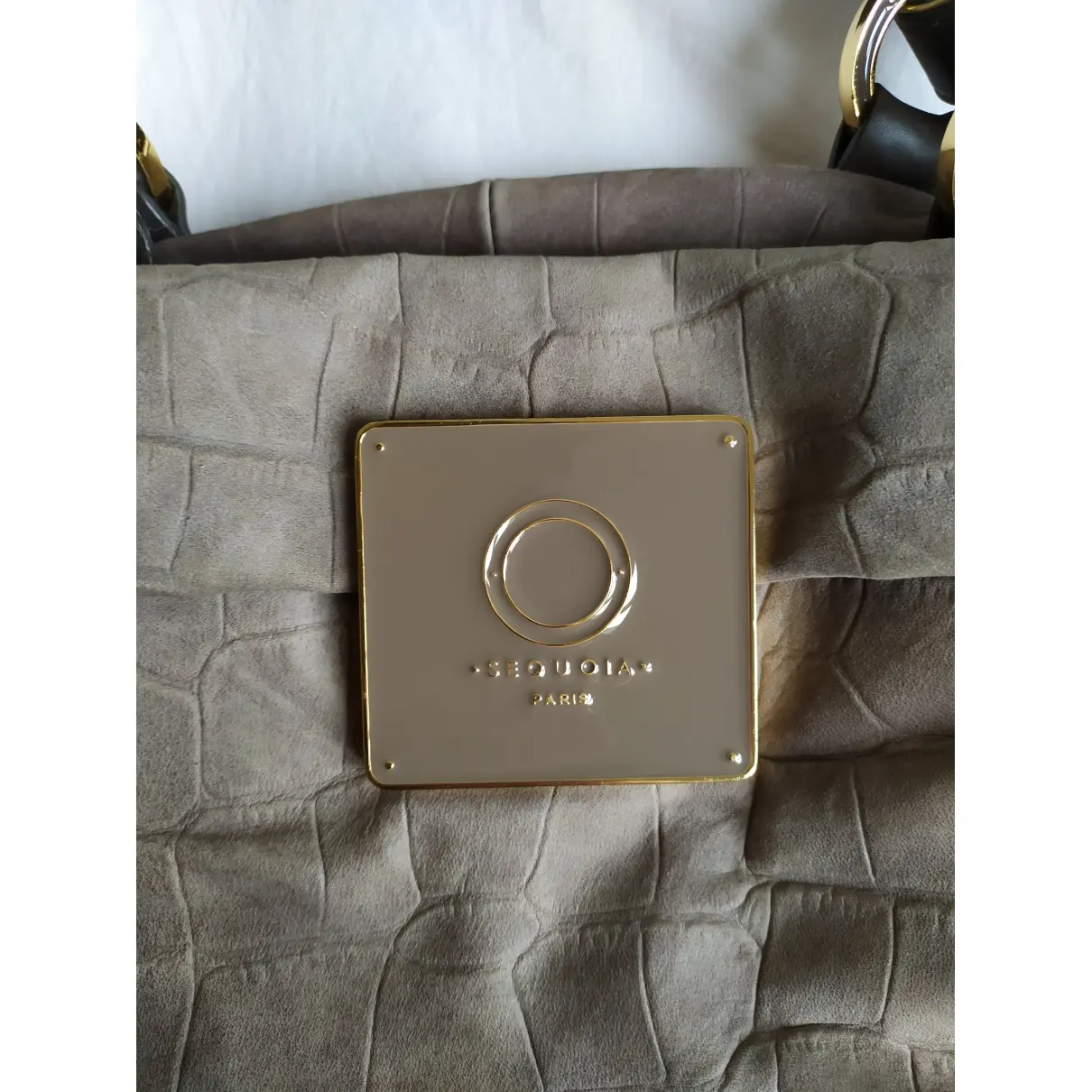 Leather handbag SEQUOIA