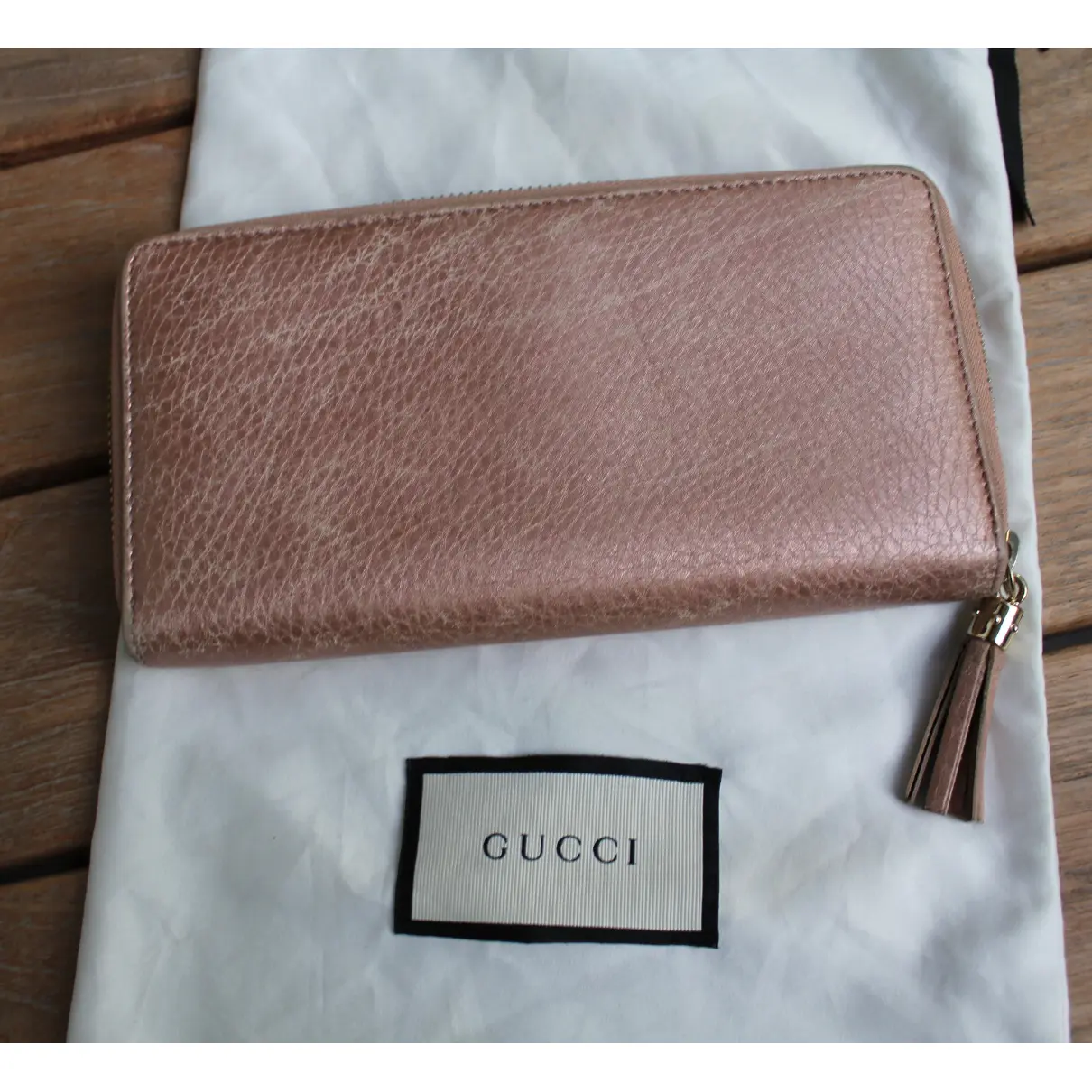 Buy Gucci Soho leather wallet online - Vintage