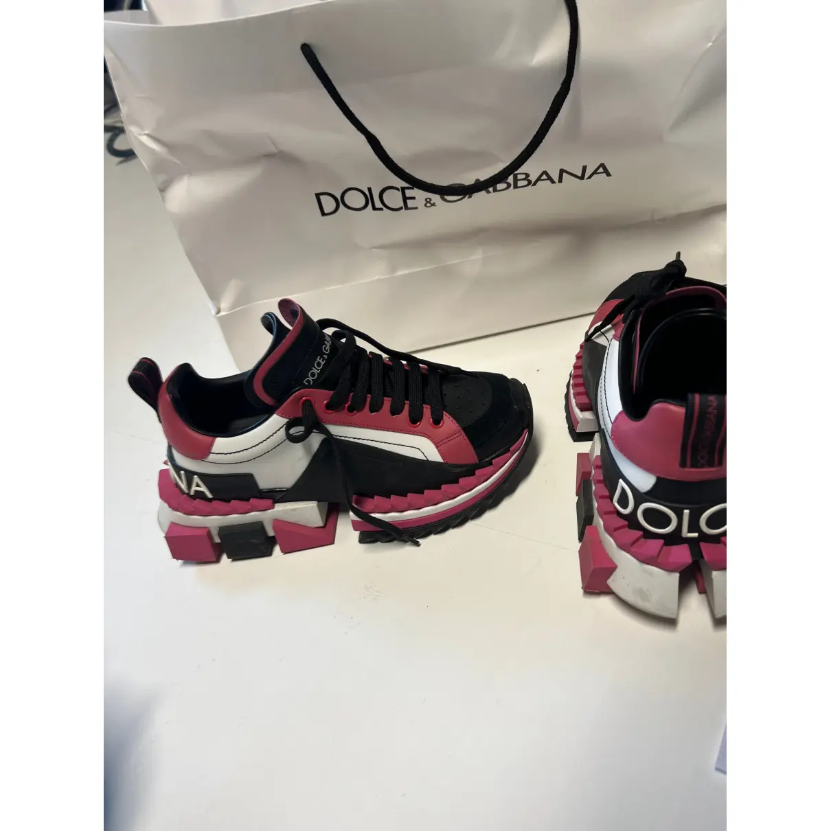 Super King leather trainers Dolce & Gabbana