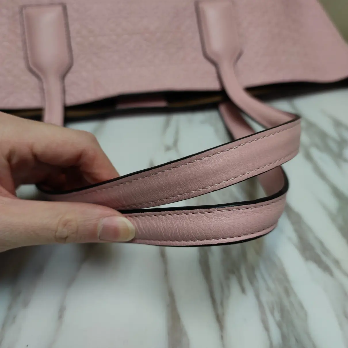 Buy Loewe T Shopper leather handbag online