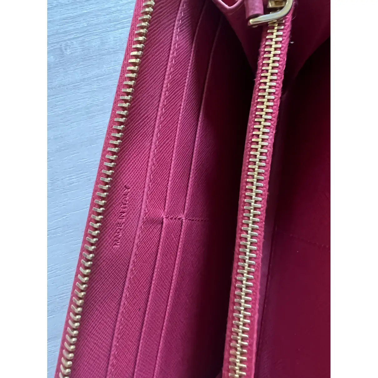 Tessuto leather wallet Prada