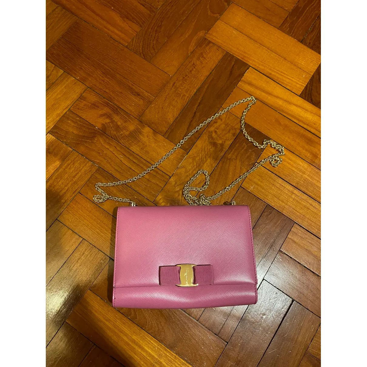 Buy Salvatore Ferragamo Vara leather mini bag online