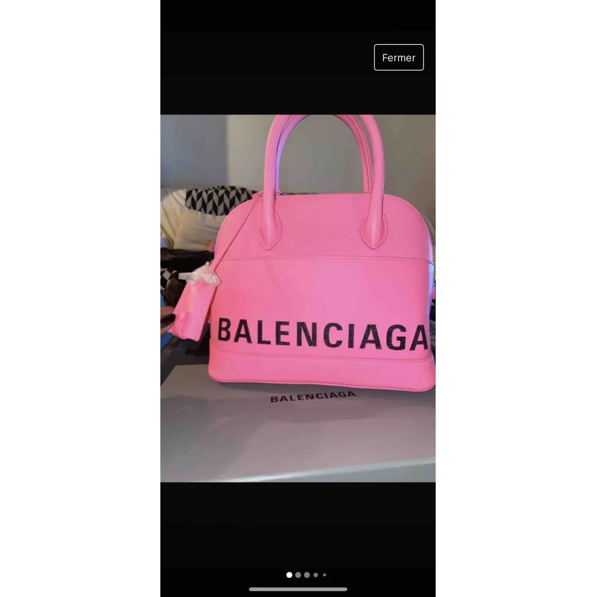 Buy Balenciaga Ville Top Handle leather handbag online