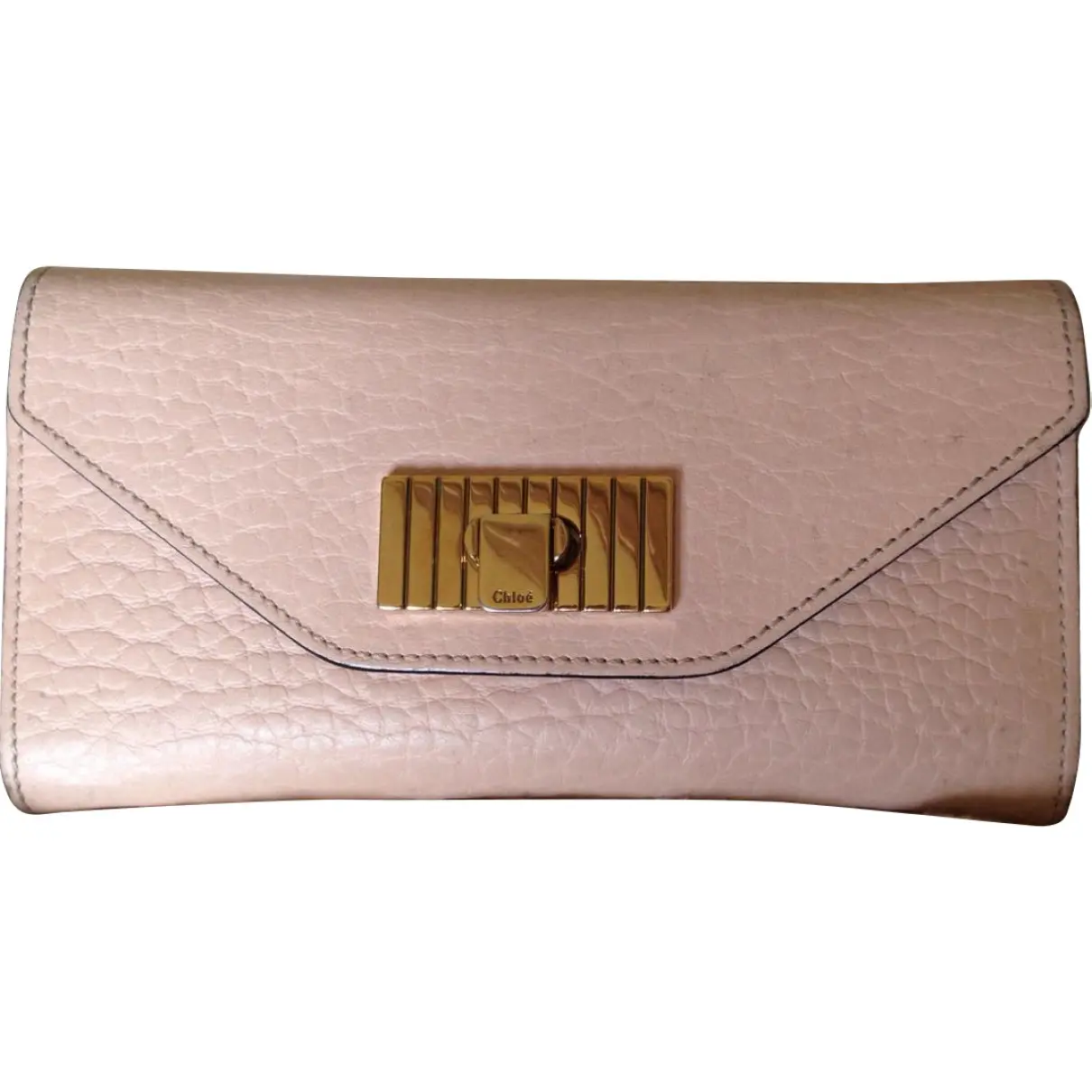 Pink Leather Wallet Chloé