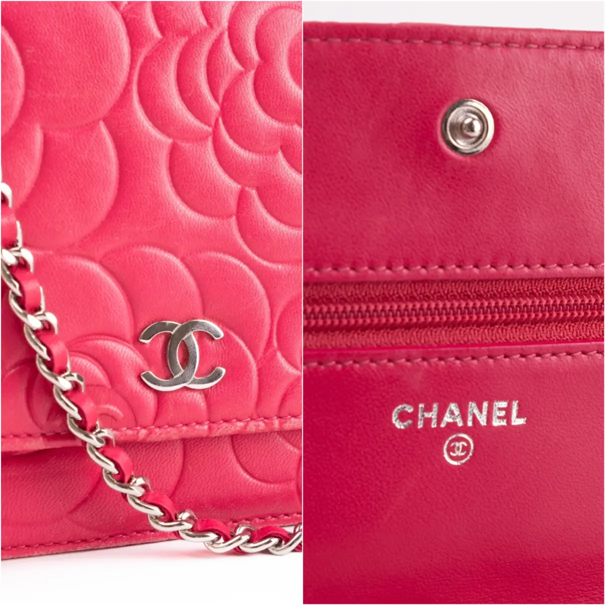 Wallet On Chain Cambon leather crossbody bag Chanel - Vintage