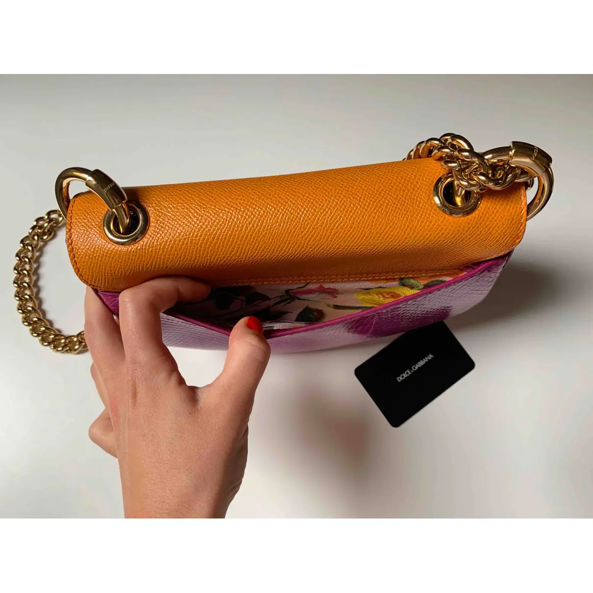 Wifi leather crossbody bag Dolce & Gabbana