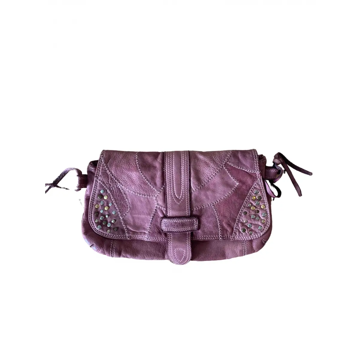 Leather clutch bag Zadig & Voltaire