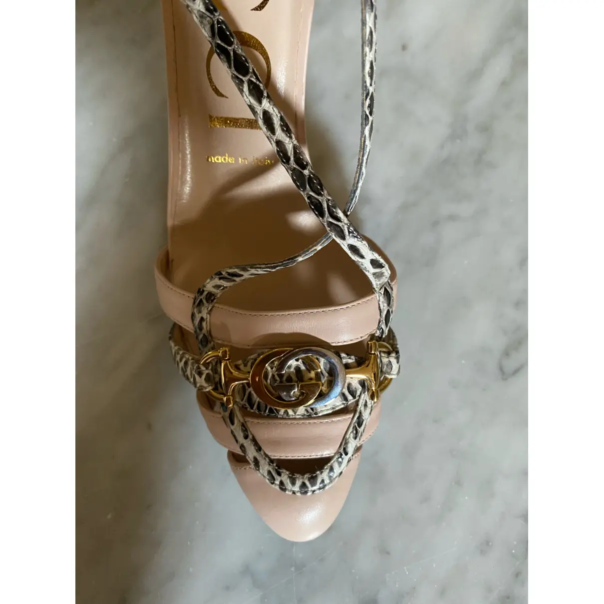 Zumi leather sandals Gucci - Vintage