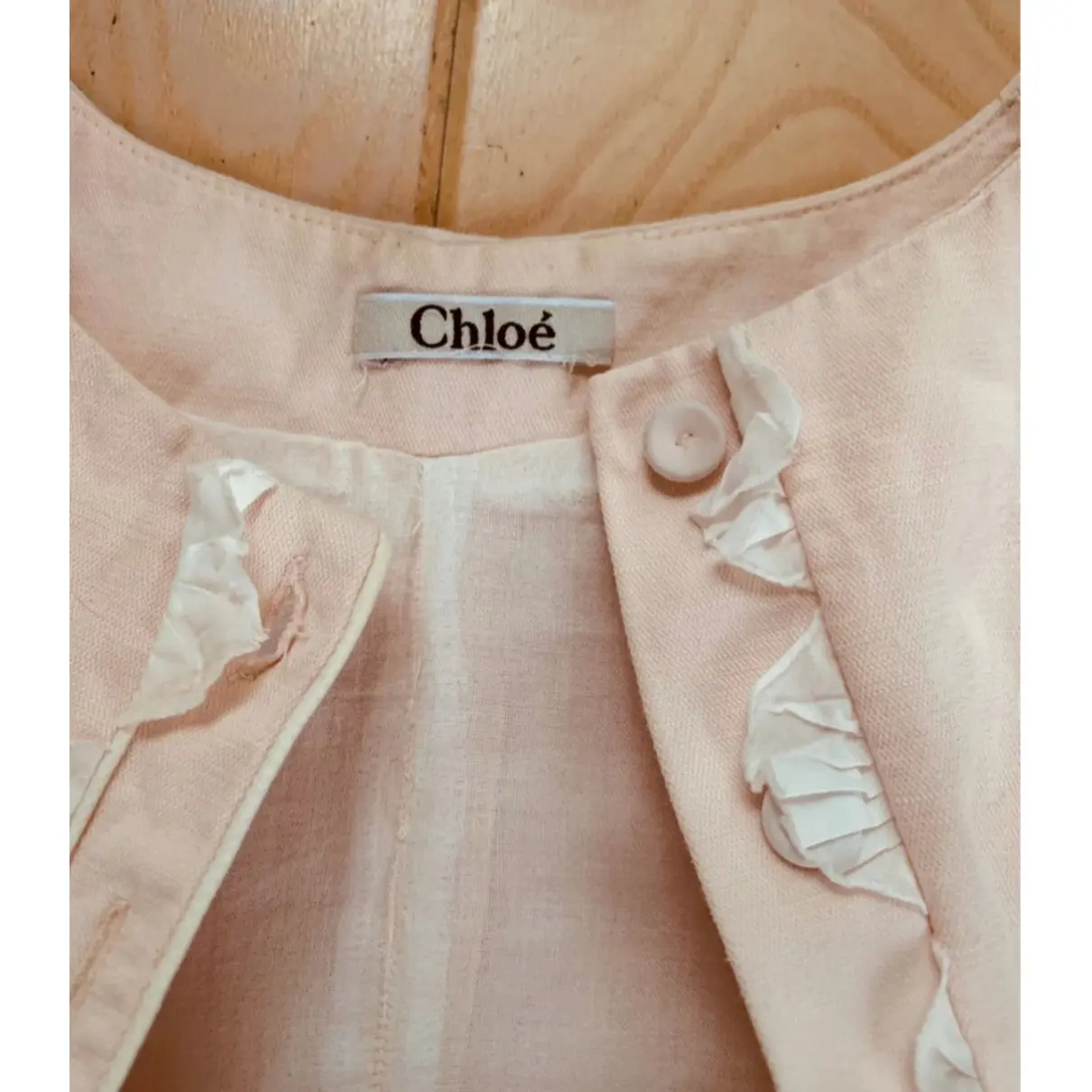 Buy Chloé Linen mini dress online