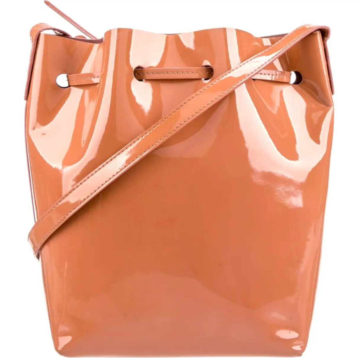Buy Mansur Gavriel Bucket patent leather bag online