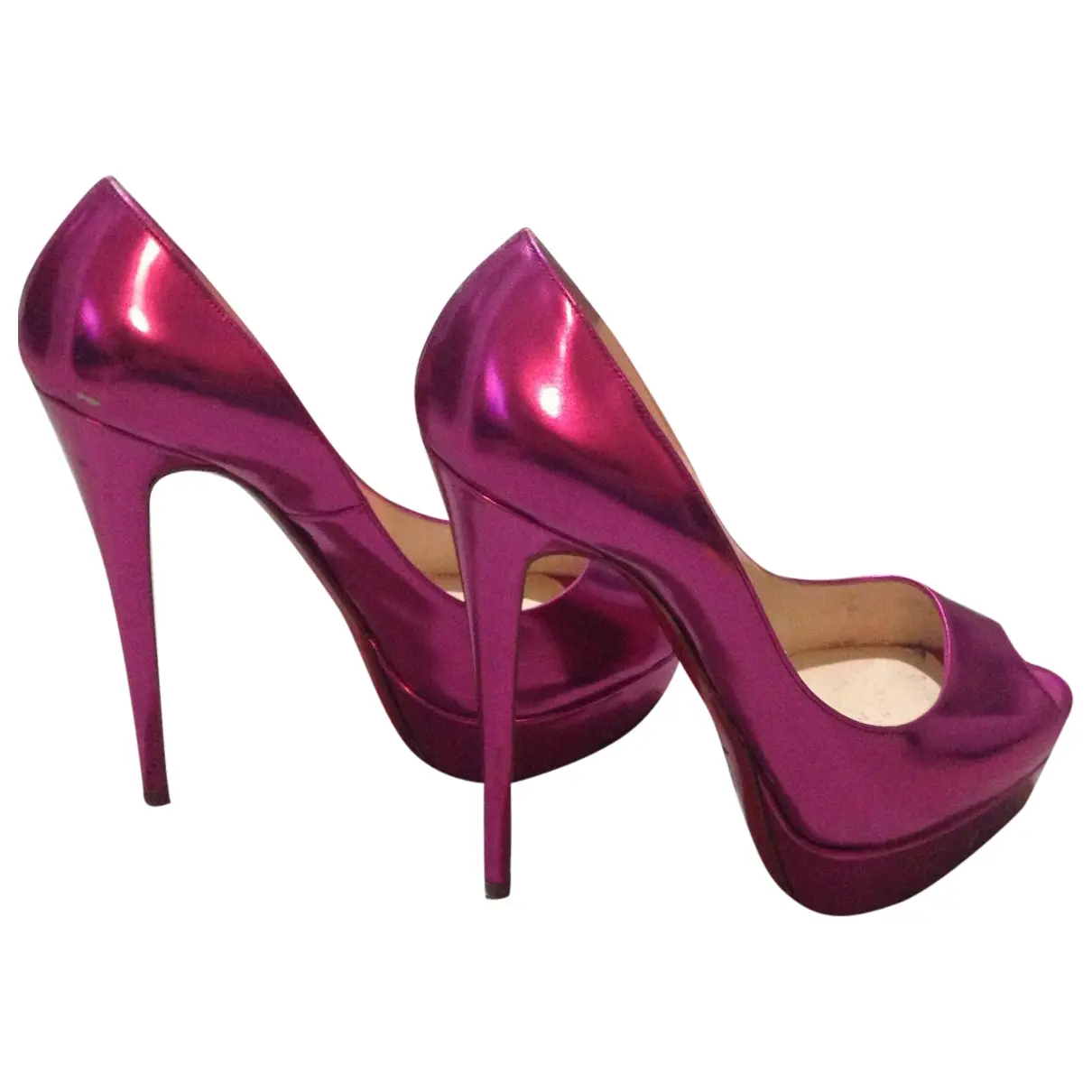 Pink Patent leather Heels Christian Louboutin
