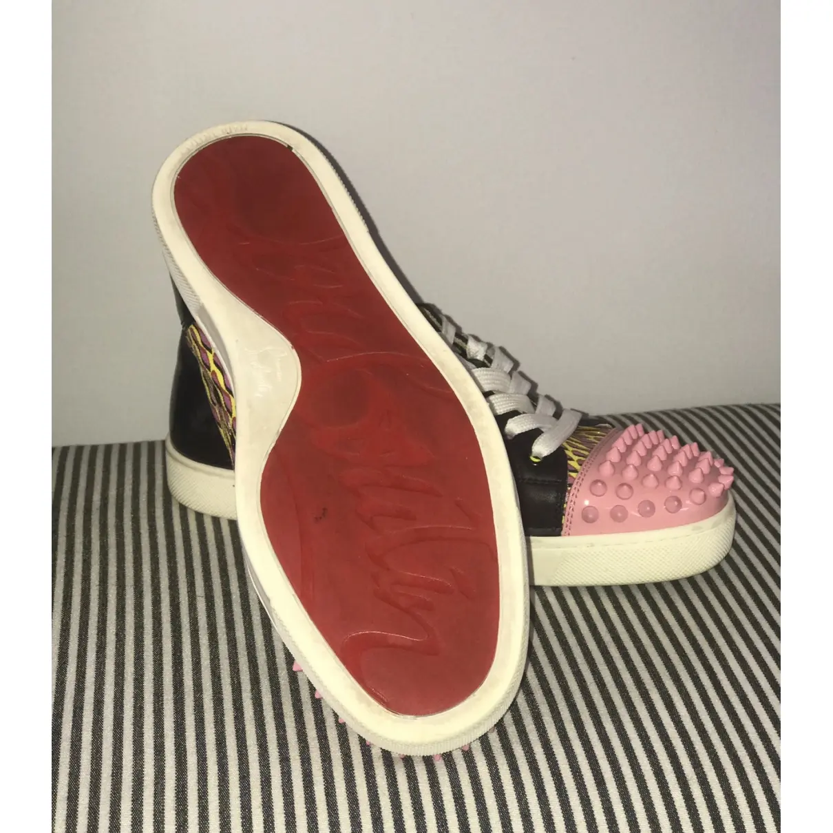 Christian Louboutin Gondolita patent leather trainers for sale