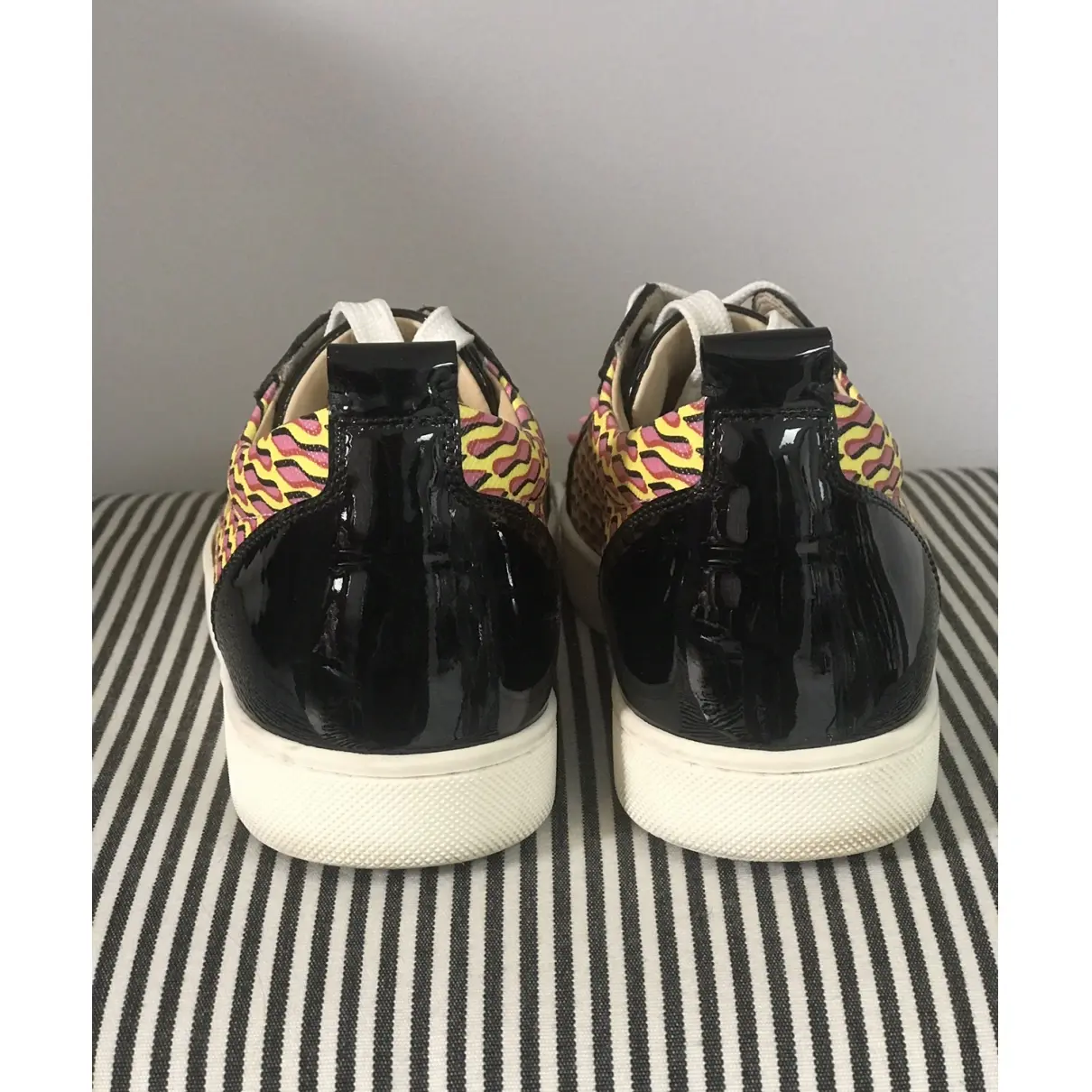 Buy Christian Louboutin Gondolita patent leather trainers online
