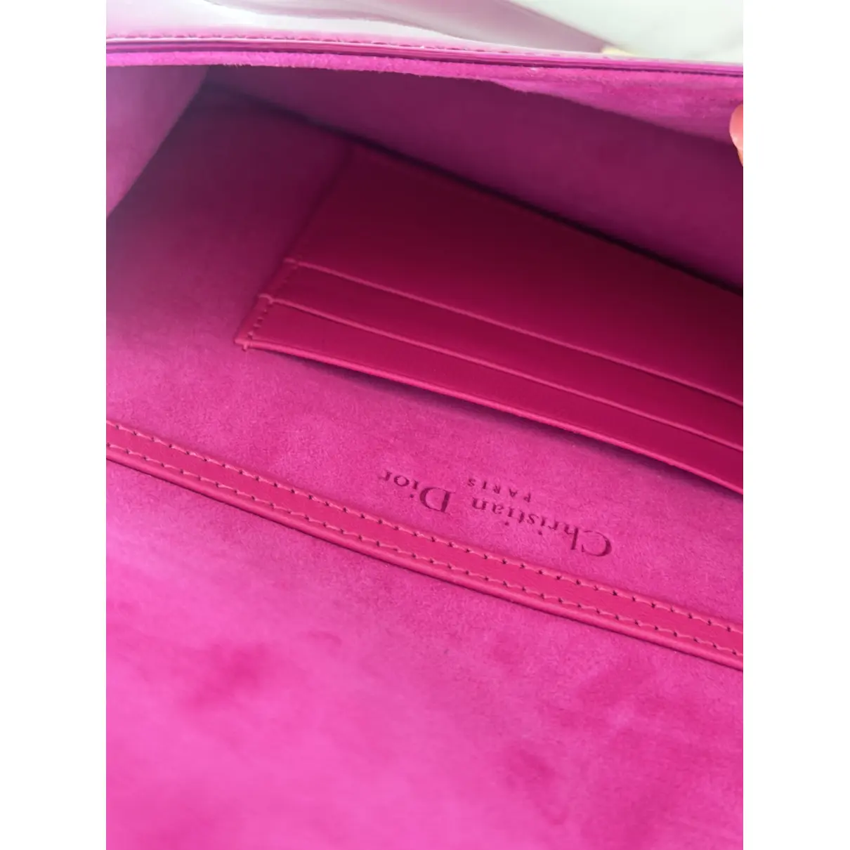 Buy Dior J'adior patent leather clutch bag online