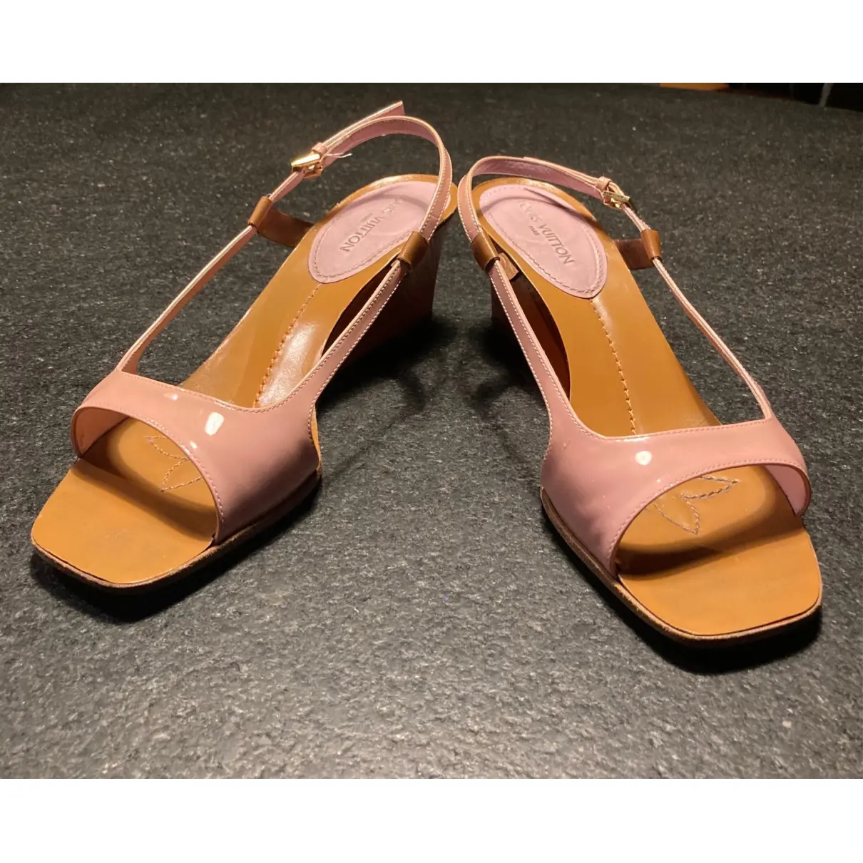 Buy Louis Vuitton Patent leather sandals online