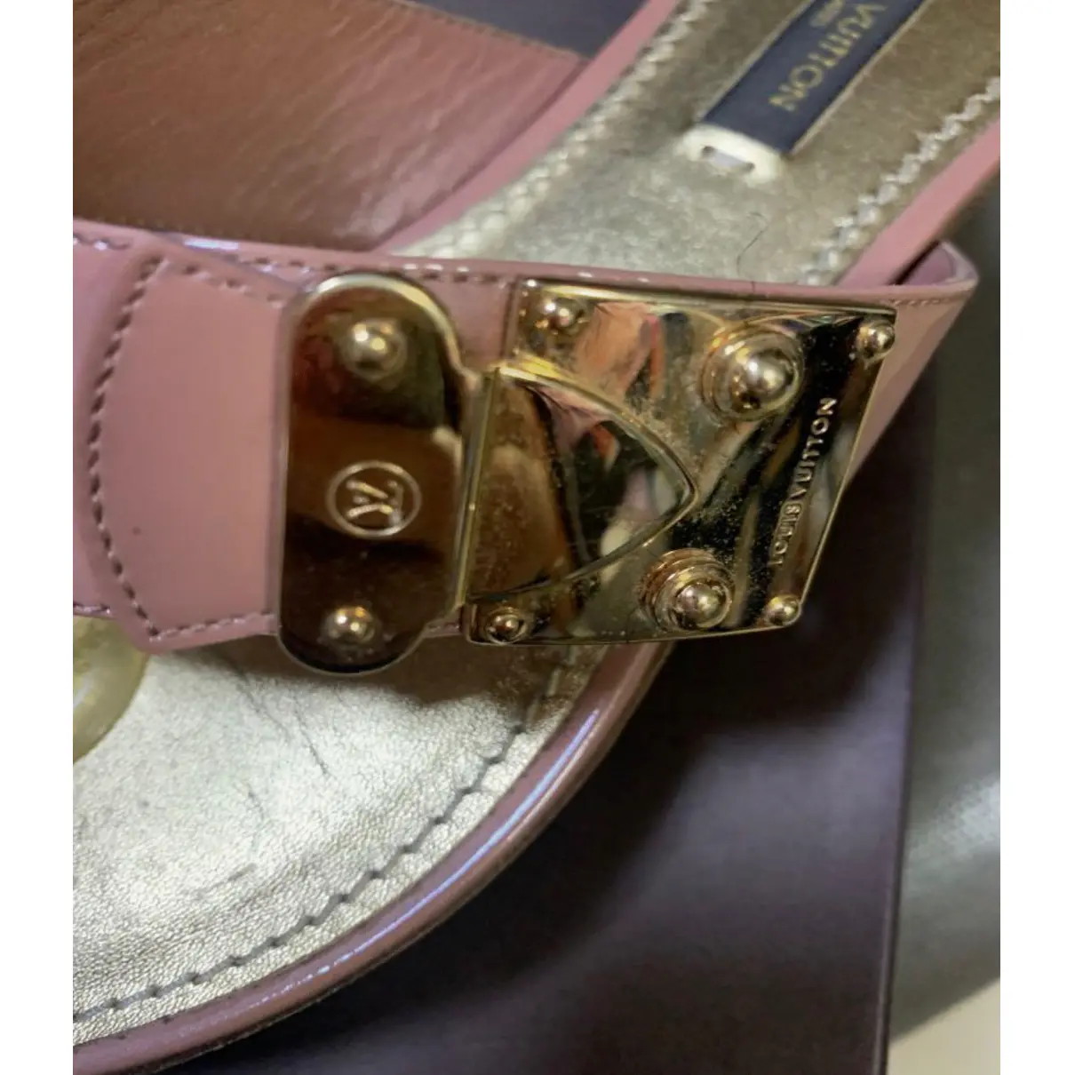 Buy Louis Vuitton Patent leather sandal online