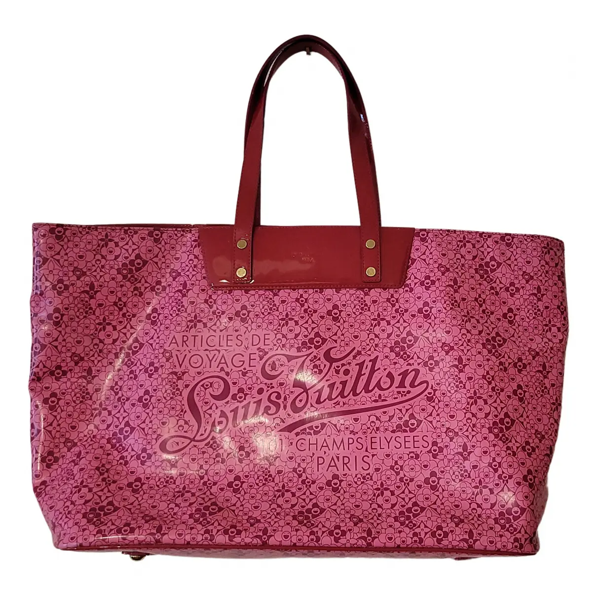 Patent leather travel bag Louis Vuitton