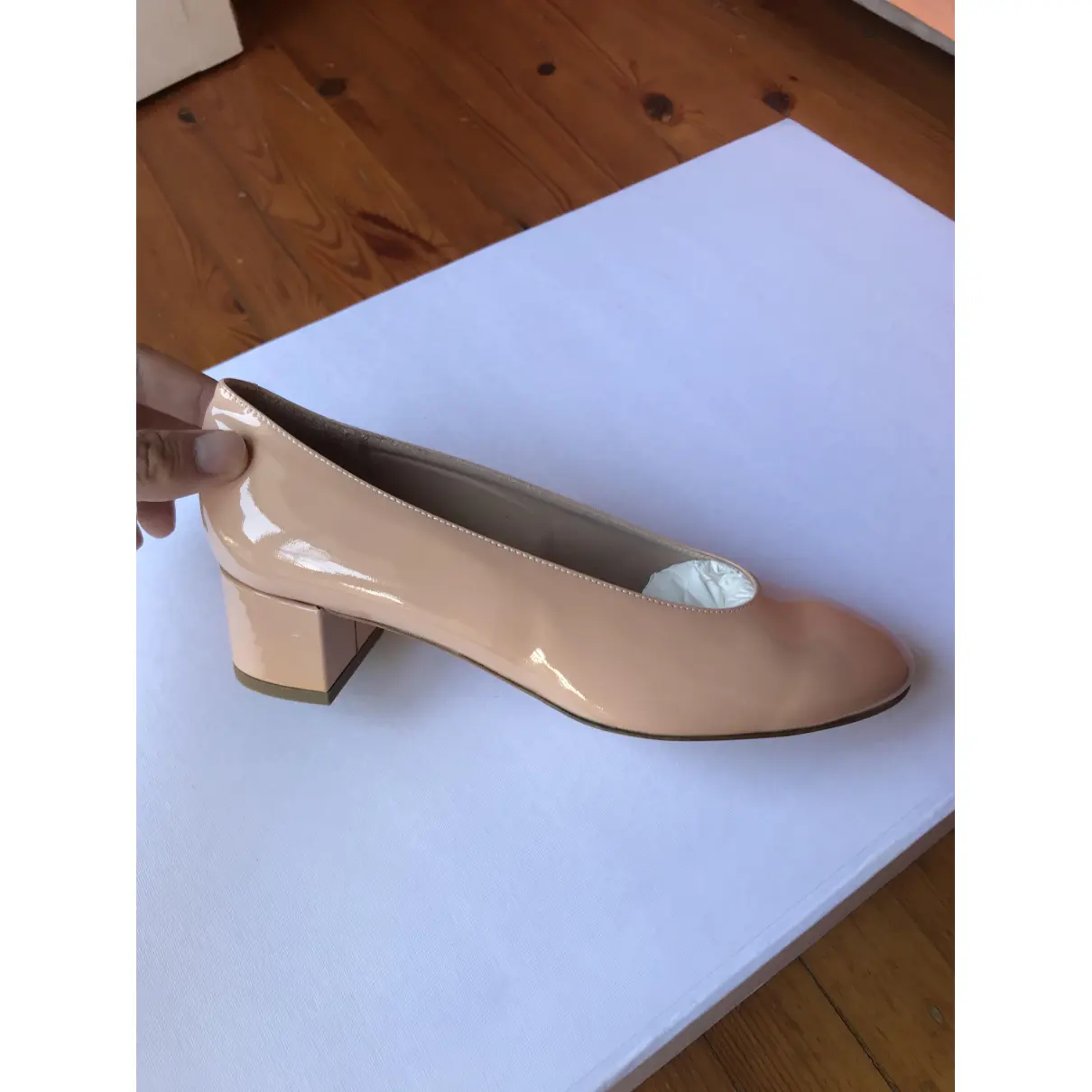 Patent leather heels Mansur Gavriel