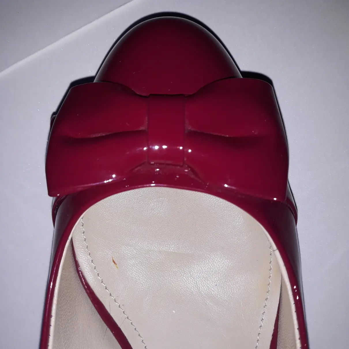 Patent leather heels Max Mara