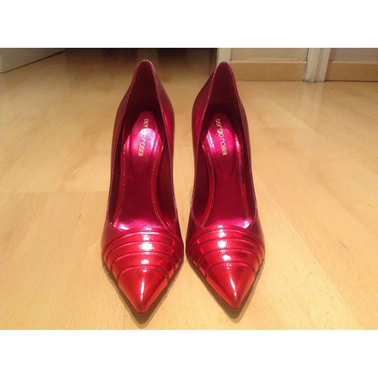 Sergio Rossi Patent leather heels for sale