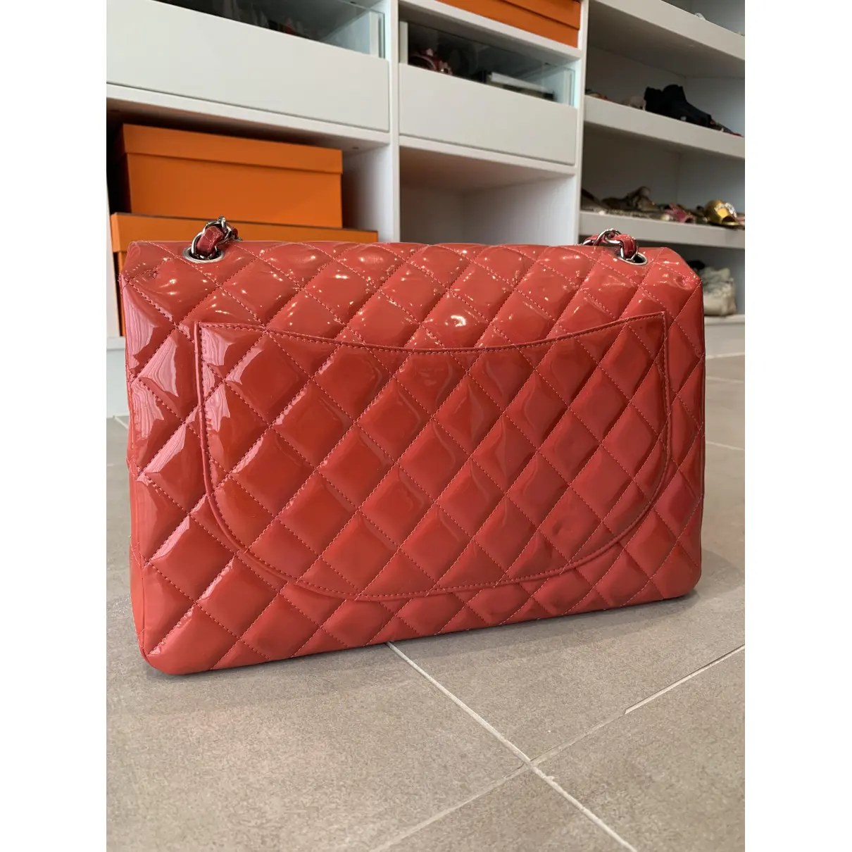 Buy Chanel Timeless/Classique patent leather handbag online