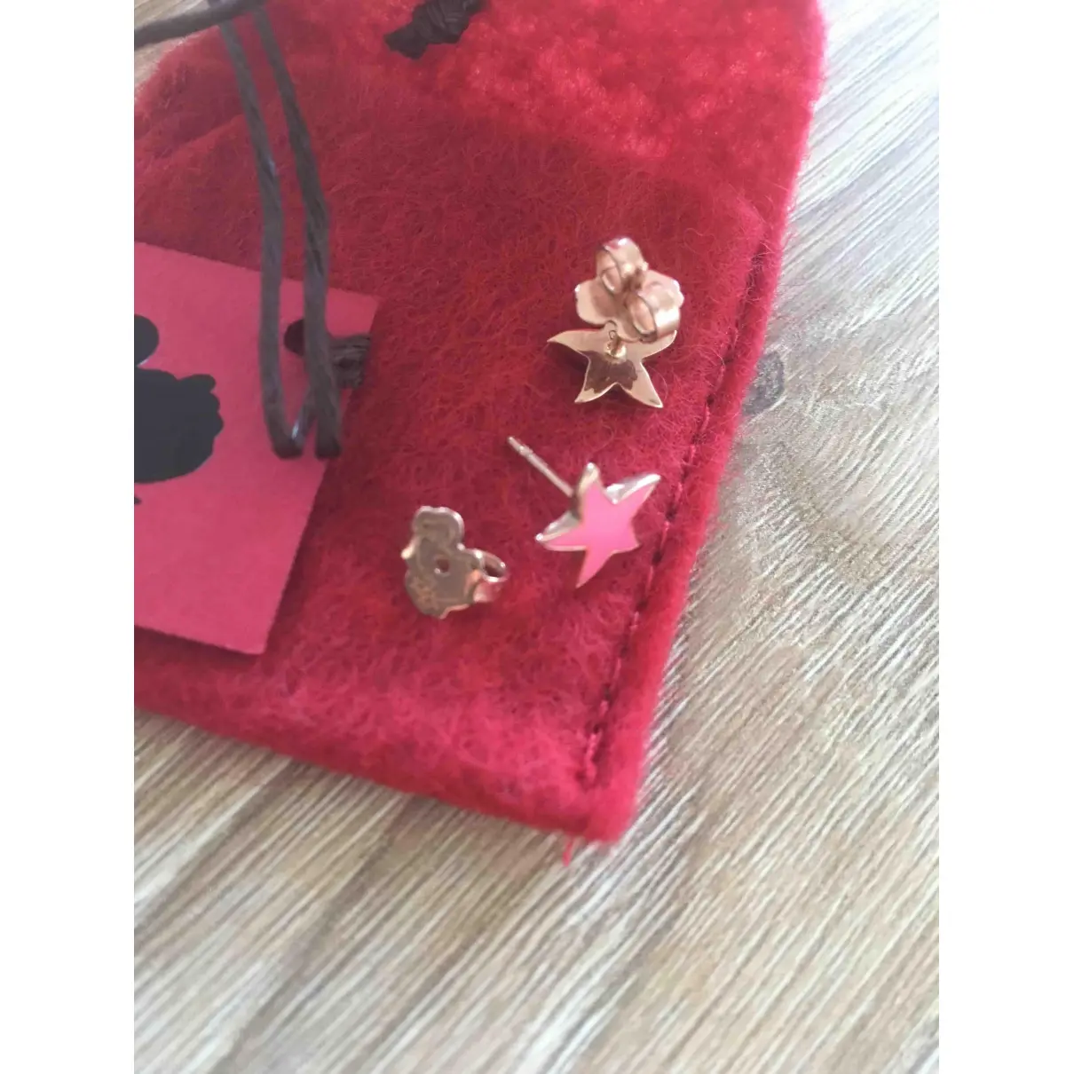 Buy Dodo Etoile pink gold earrings online