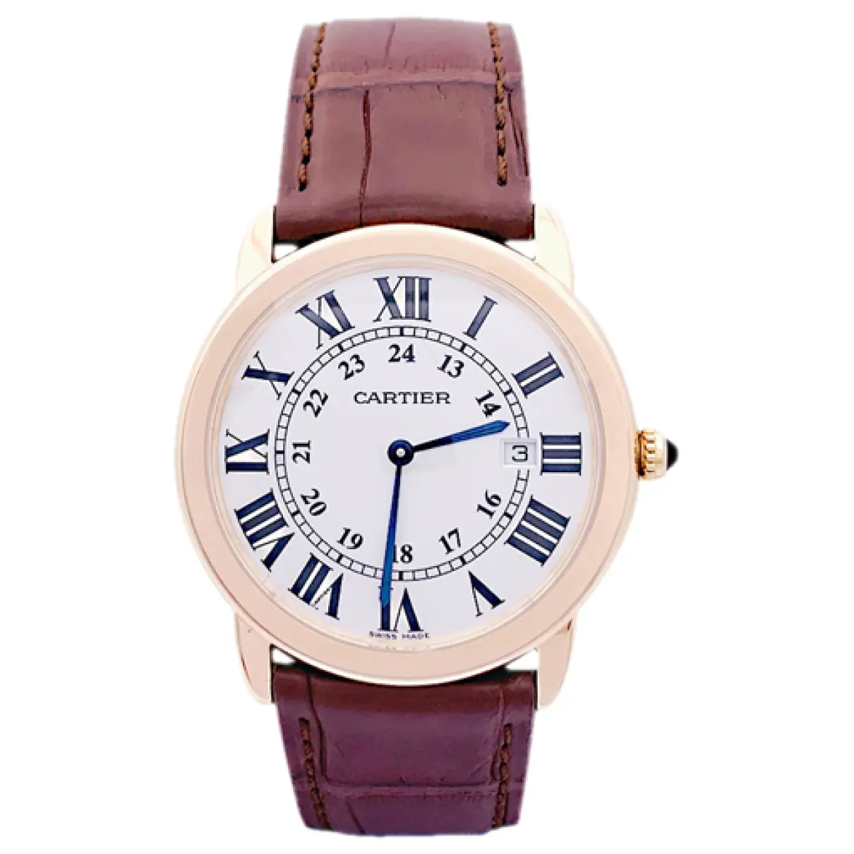 Ronde Solo pink gold watch