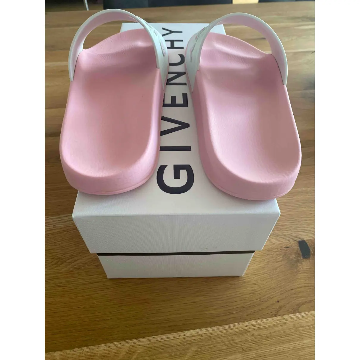 Pink Plastic Sandals Givenchy