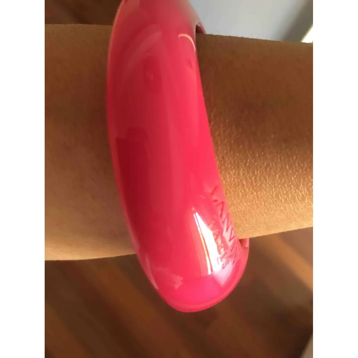 Lanvin Pink Plastic Bracelet for sale