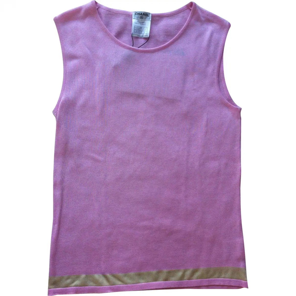 Pink Polyester Top Chanel