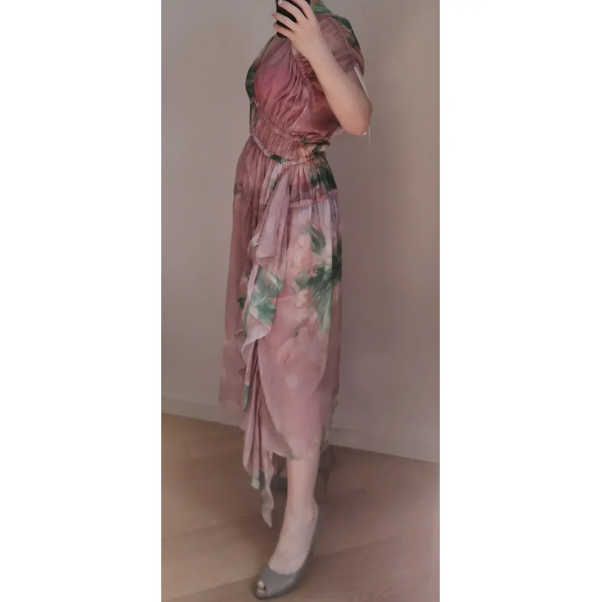 Buy Alessandro De Benedetti Silk mid-length dress online