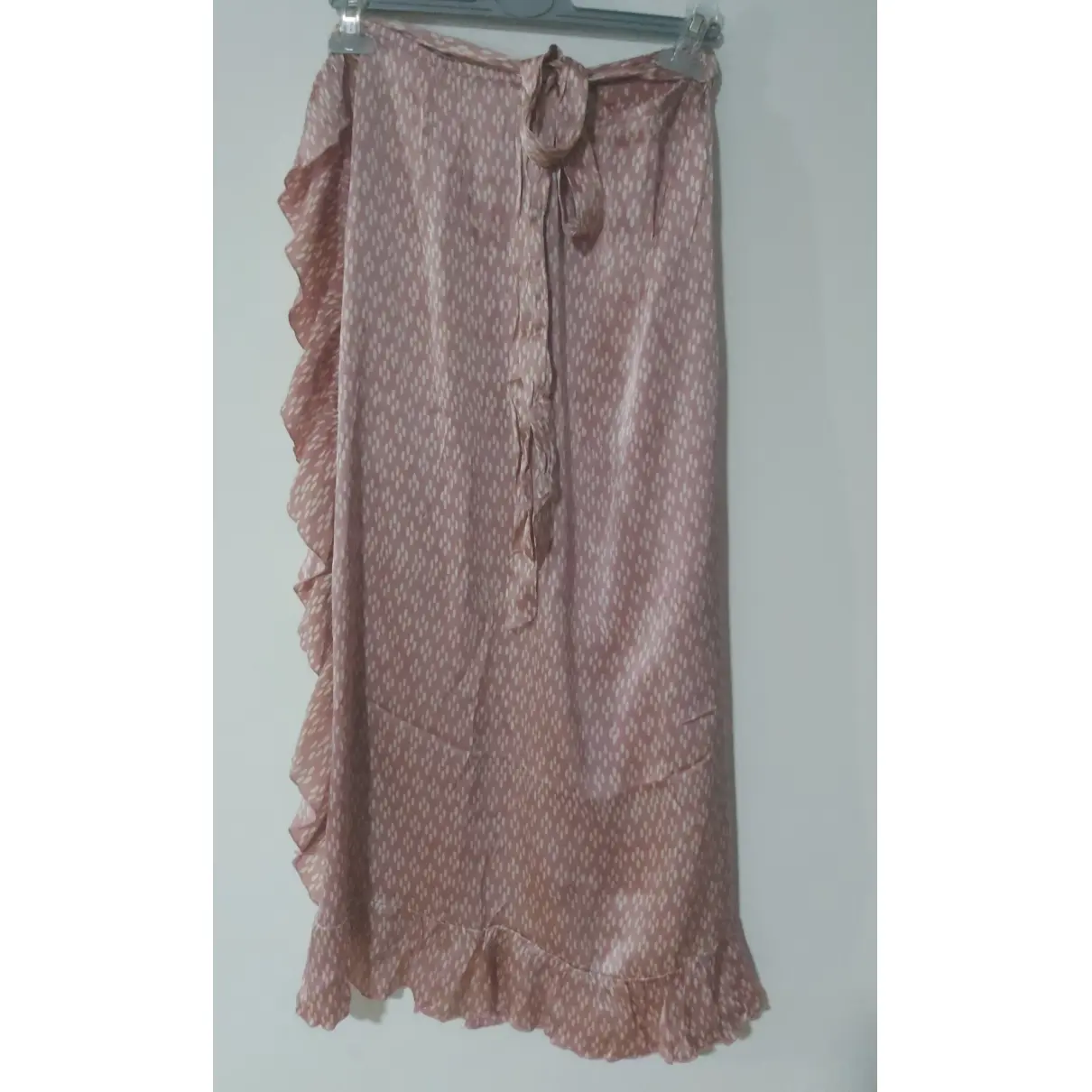 Buy Cloe Cassandro Silk mid-length skirt online