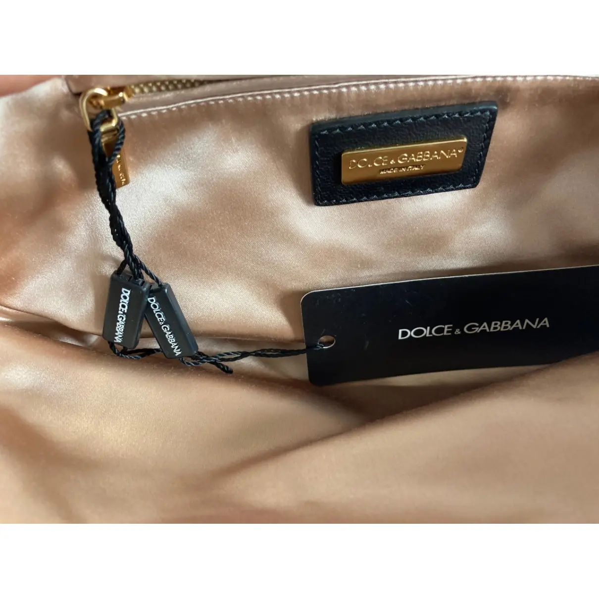 Silk clutch bag Dolce & Gabbana