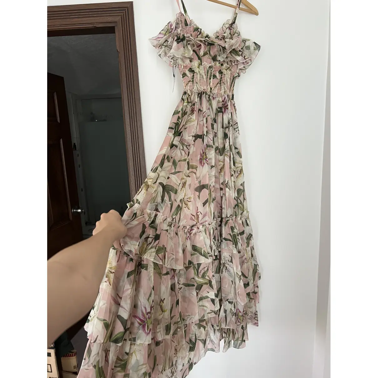 Silk maxi dress Dolce & Gabbana